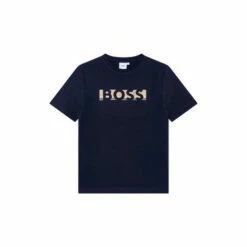 BOSS Gold Capsule Logo T-Shirt Blue
