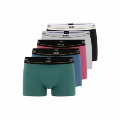 BOSS Black Essential Trunks 5 Pack