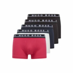 BOSS Mens Blue Trunks 5 Pack