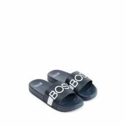 BOSS Navy Blue Logo Sliders -BOSS Shop unnamed file 5233