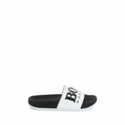 BOSS White And Black Logo Sliders -BOSS Shop unnamed file 5268