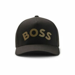 BOSS Cap-Gold-Bold-Curved Black Cap -BOSS Shop unnamed file 5337