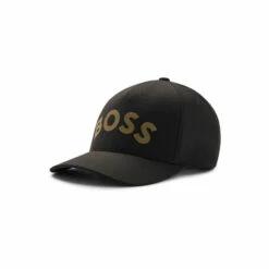 BOSS Cap-Gold-Bold-Curved Black Cap -BOSS Shop unnamed file 5338
