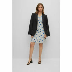 BOSS Blue Desmala Dress -BOSS Shop unnamed file 5438