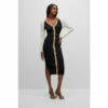 BOSS Small Ficino Knitted Black Dress