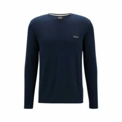 BOSS Blue Waffle Pyjama Top -BOSS Shop unnamed file 5552