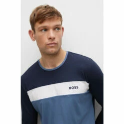 BOSS Blue Balance Pyjama Top -BOSS Shop unnamed file 5555
