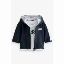 BOSS Baby 3 Piece Tracksuit And T-Shirt Set Navy Blue -BOSS Shop unnamed file 5584