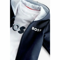 BOSS Baby 3 Piece Tracksuit And T-Shirt Set Navy Blue -BOSS Shop unnamed file 5588