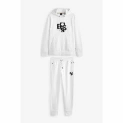 BOSS White Tracksuit Set