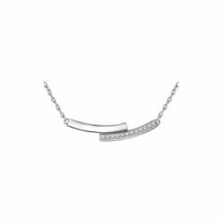 BOSS Silver Tone Saya Necklace -BOSS Shop unnamed file 5613