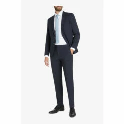 BOSS Blue Slim Fit Suit: Trousers -BOSS Shop unnamed file 5659