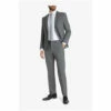 BOSS Grey Slim Fit Suit: Trousers