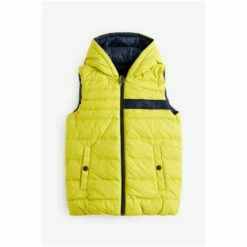 BOSS Logo Reversible Sleeveless Puffer Jacket Red -BOSS Shop unnamed file 5721