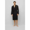 BOSS Identity Black Hooded Robe -BOSS Shop unnamed file 5805