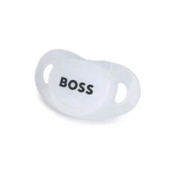 BOSS Baby White Logo Dummy Pacifier