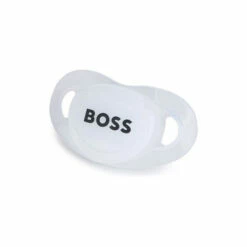 BOSS Baby White Logo Dummy Pacifier -BOSS Shop unnamed file 5883