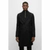 BOSS Small H-Hyde Double Breated Black Coat