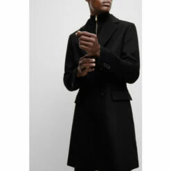 BOSS Small H-Hyde Double Breated Black Coat -BOSS Shop unnamed file 5917