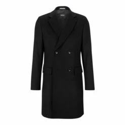 BOSS Small H-Hyde Double Breated Black Coat -BOSS Shop unnamed file 5919