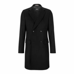 BOSS Small H-Hyde Double Breated Black Coat -BOSS Shop unnamed file 5920