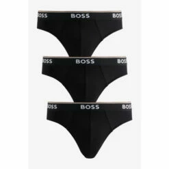 BOSS Power Black Briefs Three Pack