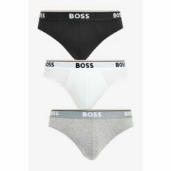 BOSS Power Black Briefs 3 Pack
