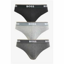 BOSS Grey Power Briefs 3 Pack -BOSS Shop unnamed file 5938