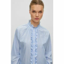 BOSS Blue Bereta Blouse -BOSS Shop unnamed file 5945