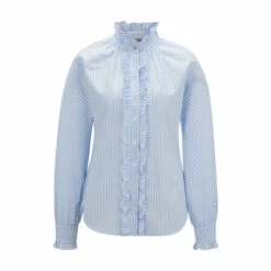 BOSS Blue Bereta Blouse -BOSS Shop unnamed file 5947