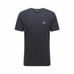 BOSS Blue Curved T-Shirt -BOSS Shop unnamed file 60