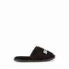 BOSS Logo Slippers Black