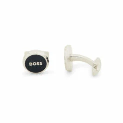 BOSS Small Andy Black Cufflinks