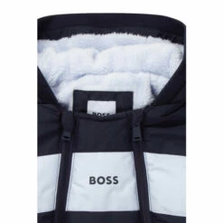 BOSS Baby Hooded Logo Snowsuit Pale Blue -BOSS Shop unnamed file 6047