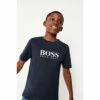 BOSS Logo T-Shirt Navy -BOSS Shop unnamed file 61
