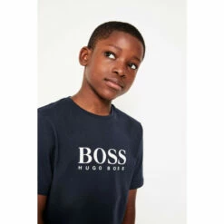 BOSS Logo T-Shirt Navy -BOSS Shop unnamed file 63