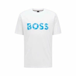BOSS Mens White Tiburt T-Shirt -BOSS Shop unnamed file 648