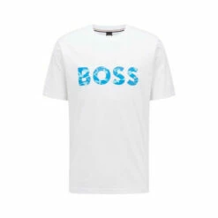 BOSS Mens White Tiburt T-Shirt -BOSS Shop unnamed file 649