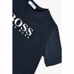 BOSS Logo T-Shirt Navy -BOSS Shop unnamed file 66