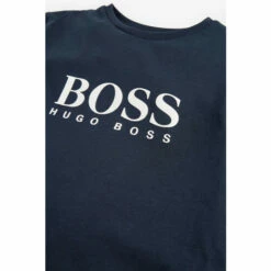 BOSS Logo T-Shirt Navy -BOSS Shop unnamed file 67