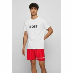 BOSS White UV Logo T-Shirt