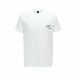 BOSS White Logo T-Shirt -BOSS Shop unnamed file 726