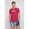 BOSS Mens Pink UV Logo T-Shirt -BOSS Shop unnamed file 739