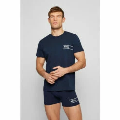 BOSS Blue Logo T-Shirt -BOSS Shop unnamed file 744
