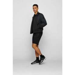 BOSS Black Curved T-Shirt -BOSS Shop unnamed file 750