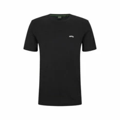 BOSS Black Curved T-Shirt -BOSS Shop unnamed file 753