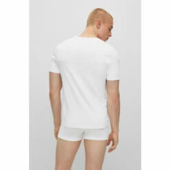 BOSS White Classic T-Shirt Three Pack -BOSS Shop unnamed file 764