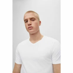 BOSS White Classic T-Shirt Three Pack -BOSS Shop unnamed file 766