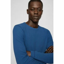 Boss Tempest Waffle Texted Long Sleeve Top