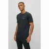 BOSS Tee Curved Black T-Shirt -BOSS Shop unnamed file 802